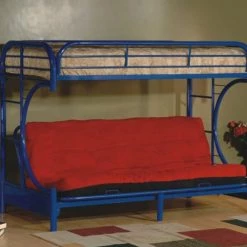 Sleephappens.com Twin Mattress Bunk Bed With Futon