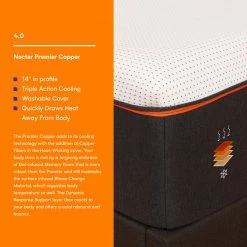 Budget π Nectar Premier Copper Memory Foam Mattress π 17 Nectar Premier Copper Memory Foam Mattress