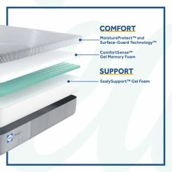 Sealy Arletta Firm Foam Mattress Memory Foam