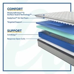 Outlet ๐ Sealy Glenfair Medium Mattress Twin โจ 12 Sealy Glenfair Medium Mattress Twin